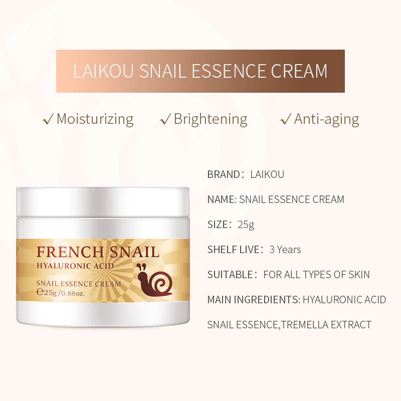LAIKOU Snail Essence Moisturizing Cream for Wholesale