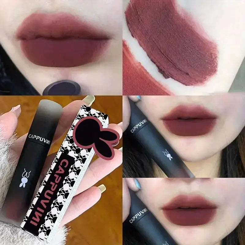Reverse Macaron Lip Mud - Matte Velvet Lip Gloss