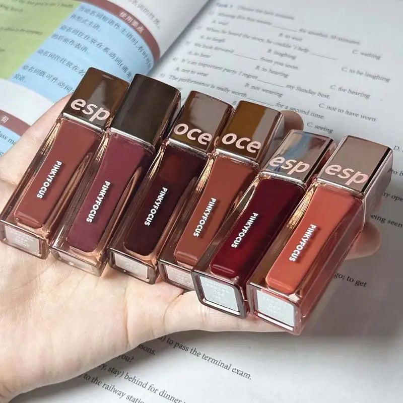 Pinkyfocus Gold Nugget Cube Foundation Lip Lacquer