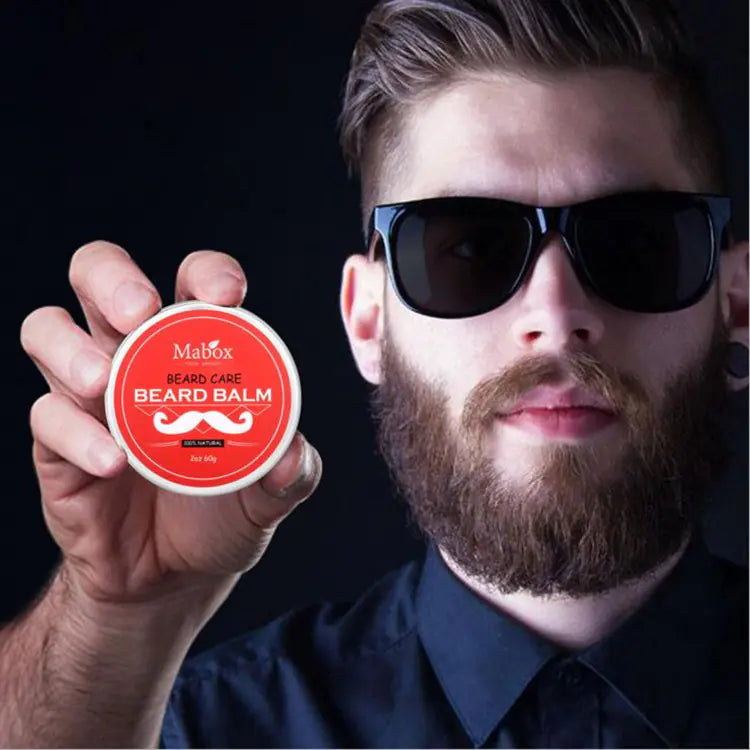 Organic Beard Balm and Hair Care Oil (Professional Tool)