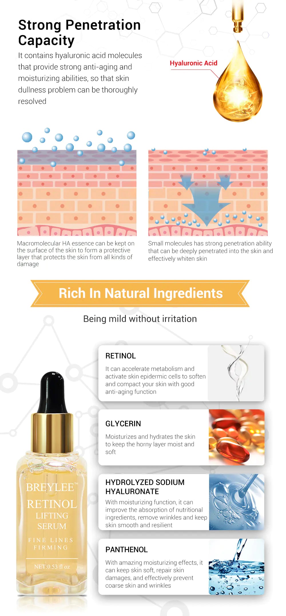 Hydrating Essence for Firming and Anti-Aging Care