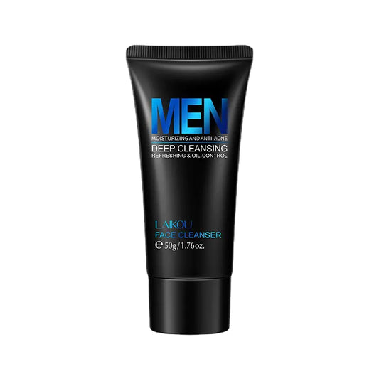 LAIKOU Men's Exfoliating Face Wash 50g Cleansing Cream