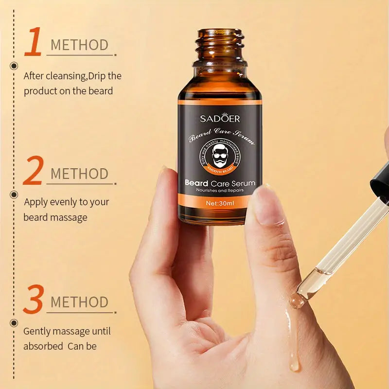 Beard Growth Essential Oil for Men - Natural Regrowth