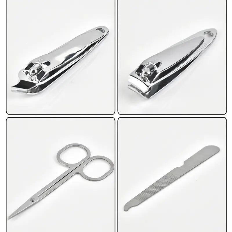 7-Piece Stainless Steel Nail Clipper Grooming Set