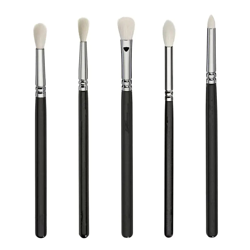 15-Piece Black Makeup Brush Set and Tools