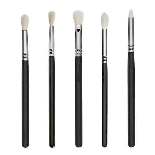 15-Piece Black Makeup Brush Set and Tools
