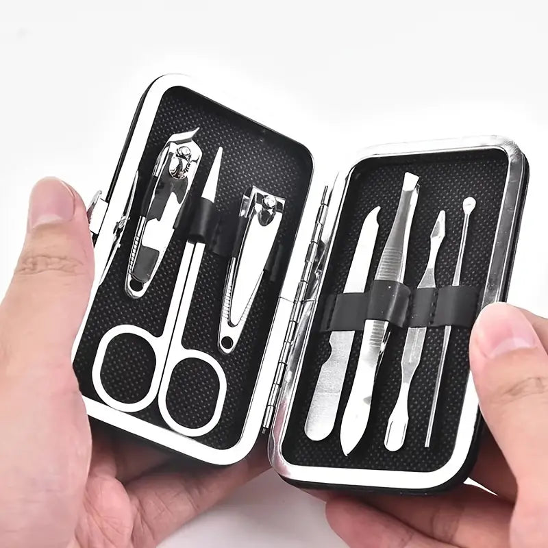 7-Piece Stainless Steel Nail Clipper Grooming Set
