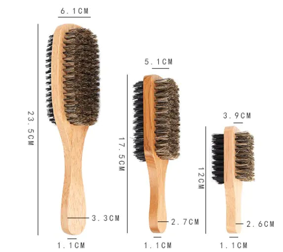 Boar Bristle Beard Brush for Grooming and Care