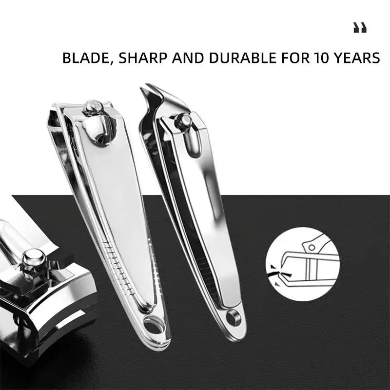 7-Piece Stainless Steel Nail Clipper Grooming Set