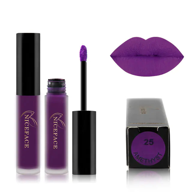 Matte Lip Gloss - Unique Color Formula for Charming Lips