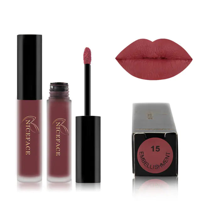 Matte Lip Gloss - Unique Color Formula for Charming Lips