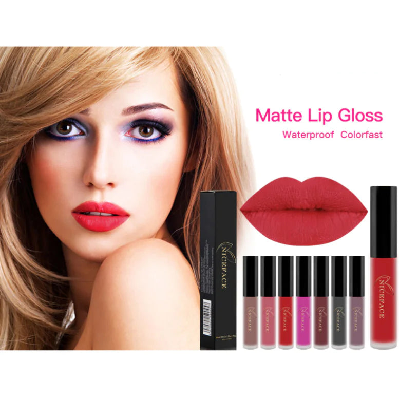 Matte Lip Gloss - Unique Color Formula for Charming Lips