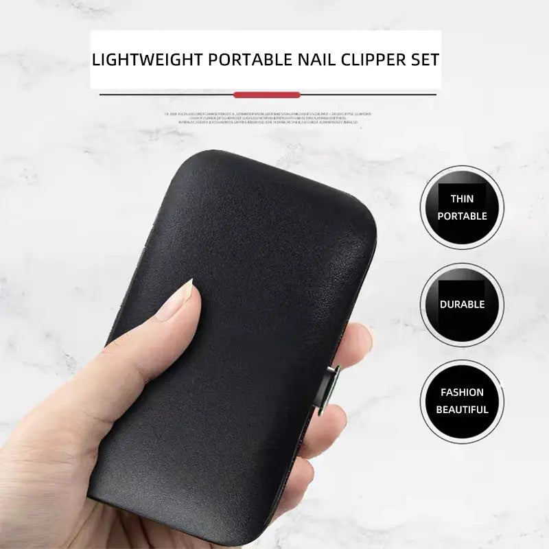 7-Piece Stainless Steel Nail Clipper Grooming Set