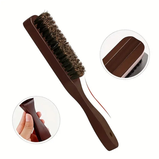 Boar Bristle Beard Brush for Grooming and Care