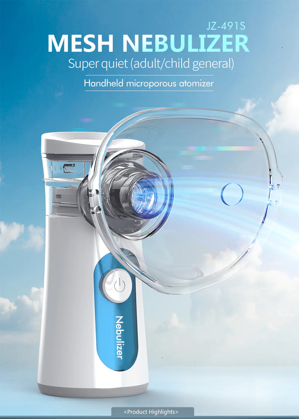 Handheld Ultrasonic Humidifier for Kids