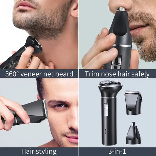 Cordless Professional Hair Clipper Trimmer Kit with USB