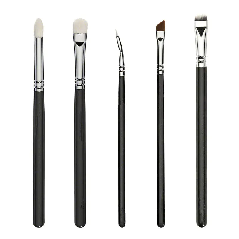 15-Piece Black Makeup Brush Set and Tools