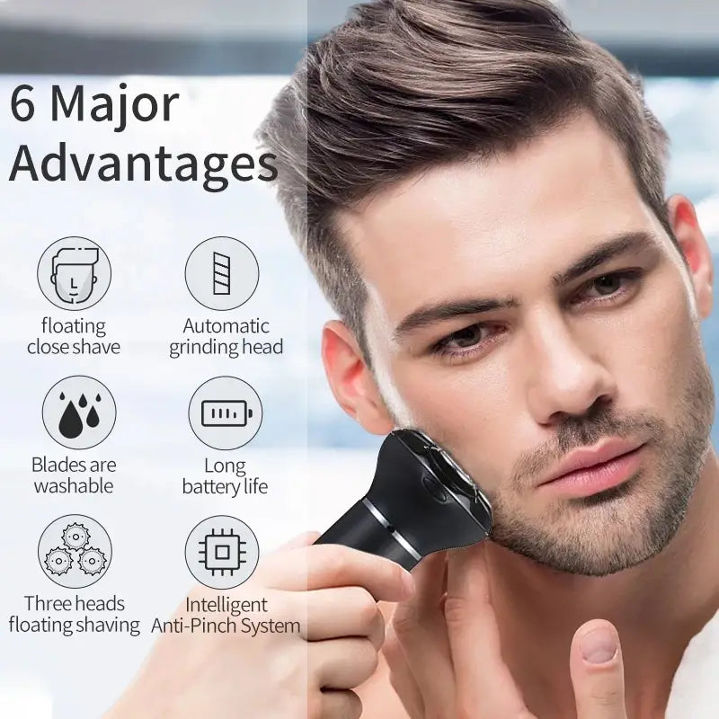 Cordless Professional Hair Clipper Trimmer Kit with USB
