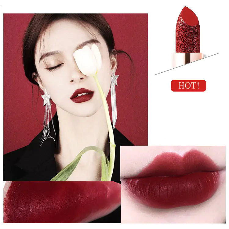 Moisturizing Matte Lipstick - Non-fading Non-stick Formula