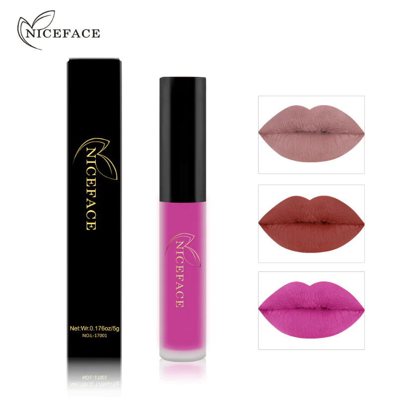 Matte Lip Gloss - Unique Color Formula for Charming Lips