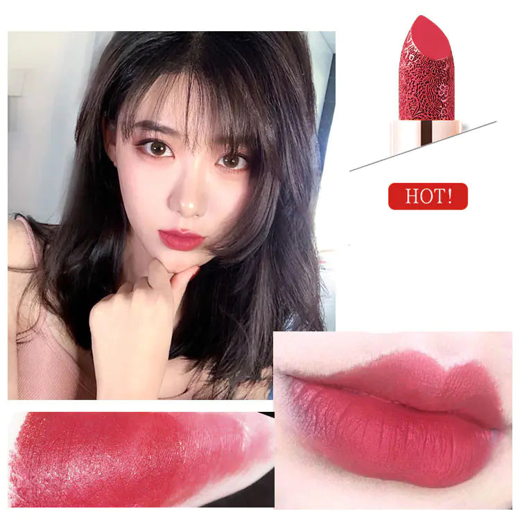Moisturizing Matte Lipstick - Non-fading Non-stick Formula