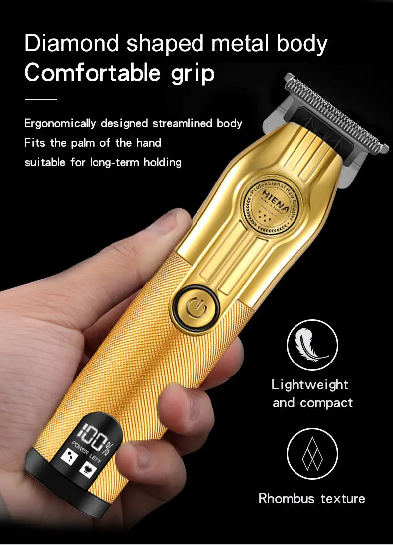 Professional Rechargeable Wireless Hair Clipper for All