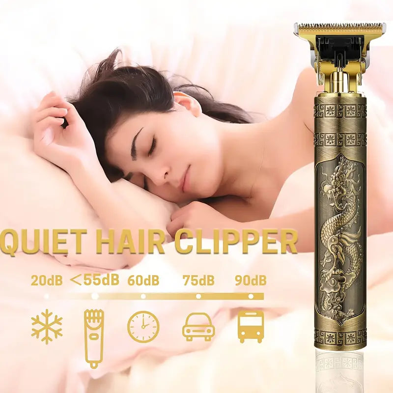 Professional Rechargeable Hair Clipper and Grooming Kit